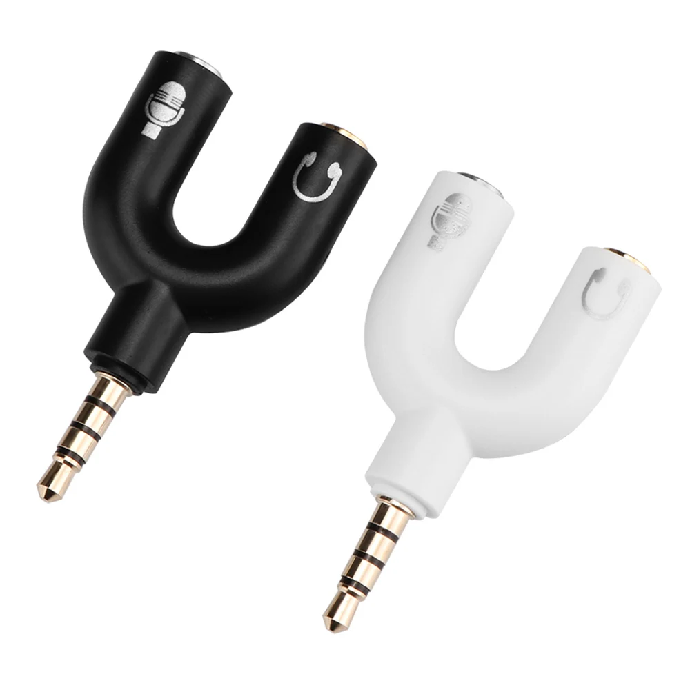 New Fashion Y Shape 3.5mm to Mic Headset Audio Jack Stereo Splitter Plug Adapter For Smart Phone
New Fashion Y Shape 3.5mm to Mic Headset Audio Jack Stereo Splitter Plug Adapter For Smart Phone
