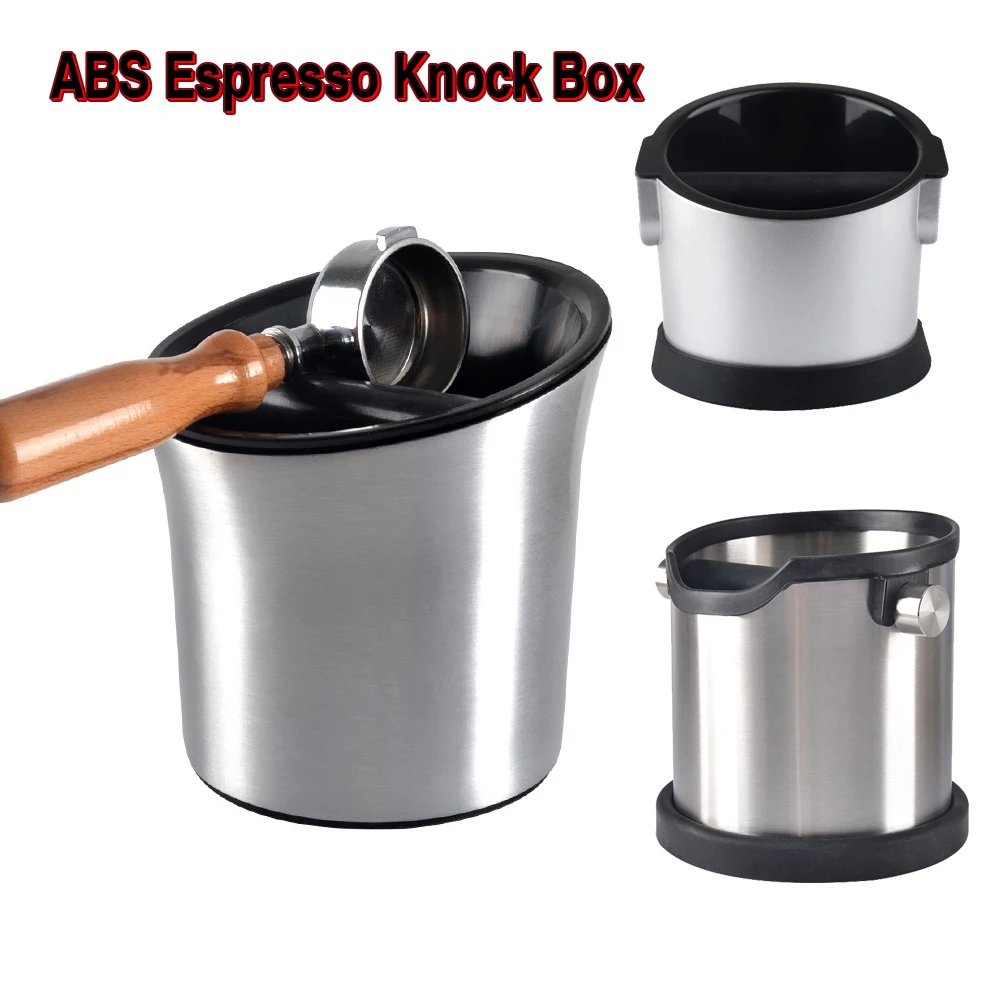 ABS Stainless Steel Coffee Espresso Knock Box Anti slip Coffee Grind Dump Bin Waste Bin with Detachable Knock Bar Barista
ABS Stainless Steel Coffee Espresso Knock Box Anti slip Coffee Grind Dump Bin Waste Bin with Detachable Knock Bar Barista