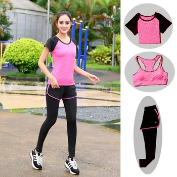 Women Pink Gym Yoga Suit 3Pcs Sets Patchwork Sports Bra Fitness Flare Pants Leggings Tracksuit Gym Sport Shirt For Women
Women Pink Gym Yoga Suit 3Pcs Sets Patchwork Sports Bra Fitness Flare Pants Leggings Tracksuit Gym Sport Shirt For Women