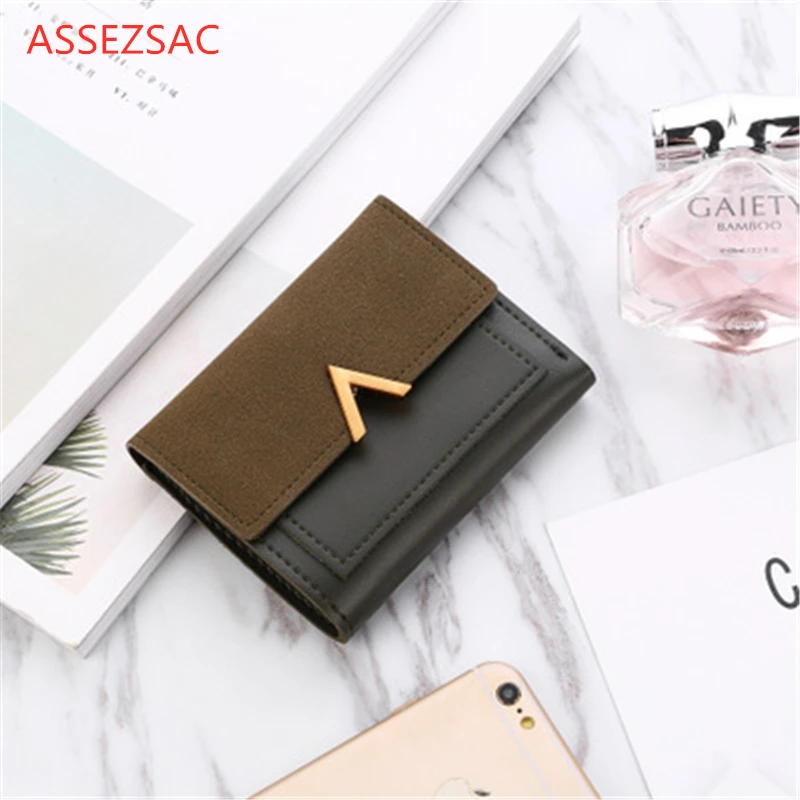 Assez sac Women's wallet fashion casual matte color matching three fold small wallet female student purse card packageCD5048/j
Assez sac Women's wallet fashion casual matte color matching three fold small wallet female student purse card packageCD5048/j