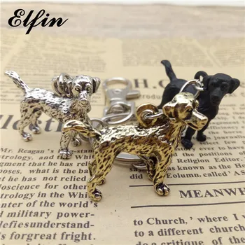 

Elfin New Vintage Retro Labrador Retriever Dog Keychains Trendy Women Men Labrador Retriever Key Chains Keyrings Pet Jewellery