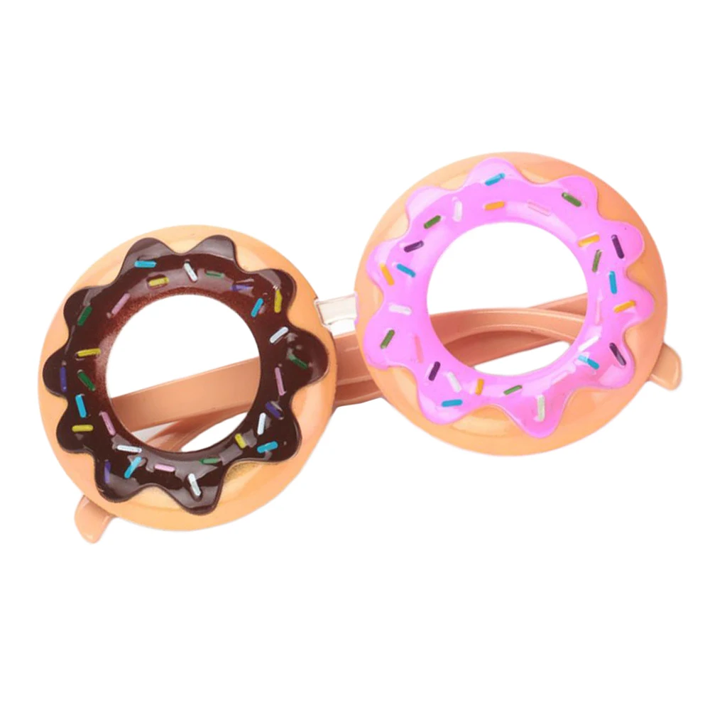 Novelty Party Sunglasses Funny Doughnut Shaped Glasses Costume Props Novelty Party Sunglasses Funny Doughnut Shaped Glasses Costume Props