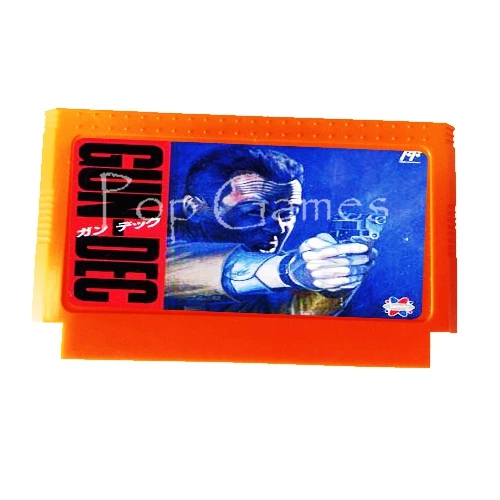 Gun Dec 60 Pins Game Cartridge for 8 Bit Game Console Drop Shipping