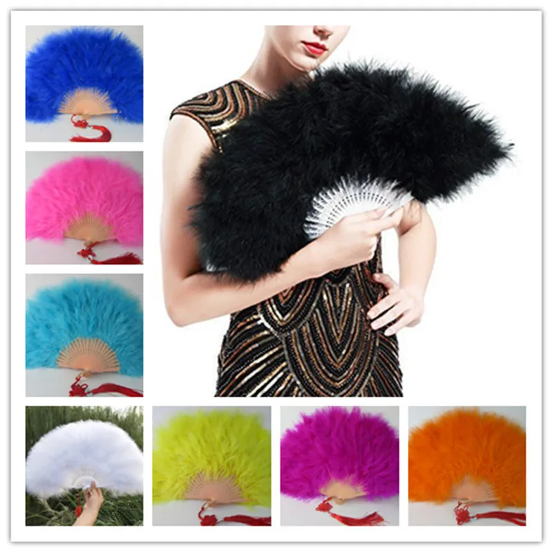 2018 Color Thicken Fluffy Folding Marabou Feather Hand Fan Women Girls Dance Performance Fan Party Favors
2018 Color Thicken Fluffy Folding Marabou Feather Hand Fan Women Girls Dance Performance Fan Party Favors