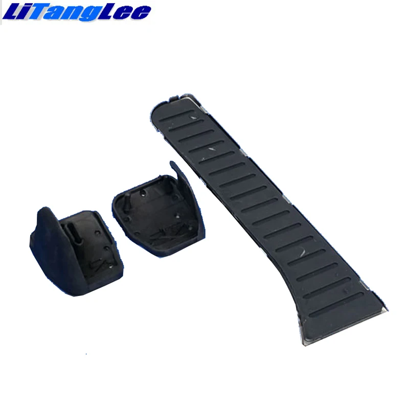 LitangLee Car Accelerator Pedal Pad Cover Sport Racing Design For Audi Q3 8U 2011-2018 AT MT RHD Foot Throttle Pedal Cover (3)