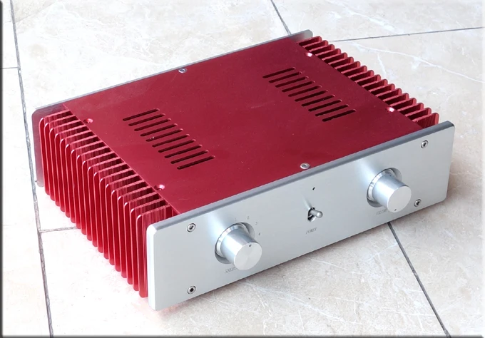 Power Amplifier Chassis / Aluminum Case power Amp Shell /DIY home audio amp enclosure
Power Amplifier Chassis / Aluminum Case power Amp Shell /DIY home audio amp enclosure