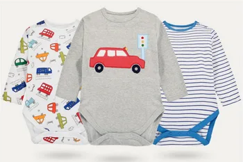 DHL 50set 3pcs/set Newborn Infant Cute Cotton Long Sleeve Unisex Bebe Boy Girls Bodysuit Baby Clothing Body Tops
DHL 50set 3pcs/set Newborn Infant Cute Cotton Long Sleeve Unisex Bebe Boy Girls Bodysuit Baby Clothing Body Tops