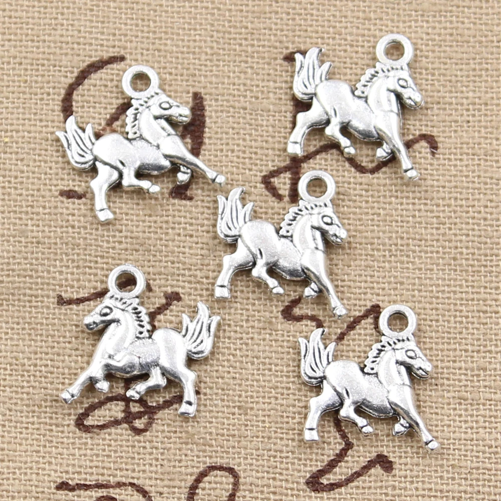 30pcs Charms horse 19x15mm Antique Silver Bronze Plated Pendants Making DIY Handmade Tibetan Silver Bronze Jewelry
30pcs Charms horse 19x15mm Antique Silver Bronze Plated Pendants Making DIY Handmade Tibetan Silver Bronze Jewelry