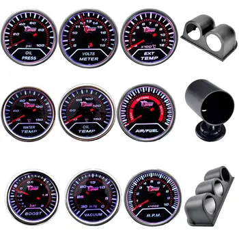 Boost/Vacuum/Water Temp/Oil Temp/Oil Press/Voltage/Tachometer/Air Fuel Ratio/EGT Gauge+Gauge Pods 52mm Analog led White Case
Boost/Vacuum/Water Temp/Oil Temp/Oil Press/Voltage/Tachometer/Air Fuel Ratio/EGT Gauge+Gauge Pods 52mm Analog led White Case