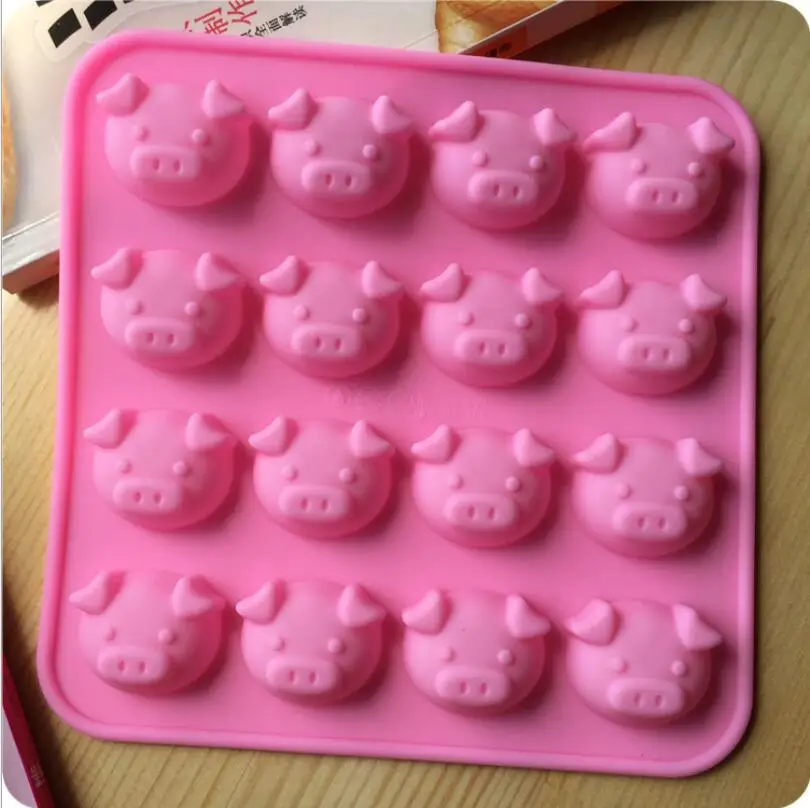 200pc 16 Holes Pig Silicone Cake Mold 3D Cartoon Animals Baking Chocolate Pudding Cookie Mold DIY Fondant Decorating Tools
200pc 16 Holes Pig Silicone Cake Mold 3D Cartoon Animals Baking Chocolate Pudding Cookie Mold DIY Fondant Decorating Tools