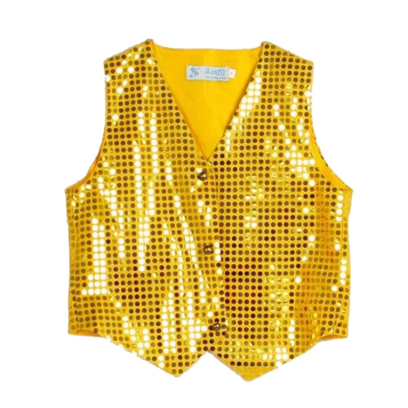 Children Paillette Jazz Dance Vest Boy Hip Hop Dance Costune for Stage Boy Jazz Dance Clothing for Stage Show Outfit 90
Children Paillette Jazz Dance Vest Boy Hip Hop Dance Costune for Stage Boy Jazz Dance Clothing for Stage Show Outfit 90