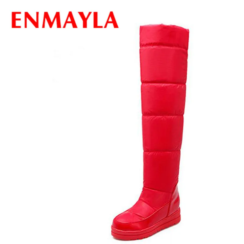 Platform Warm Down Over-the-Knee Boots For Women New Round Toe Flats Shoes Women Black Red Blue White Long Knight Boots
Platform Warm Down Over-the-Knee Boots For Women New Round Toe Flats Shoes Women Black Red Blue White Long Knight Boots