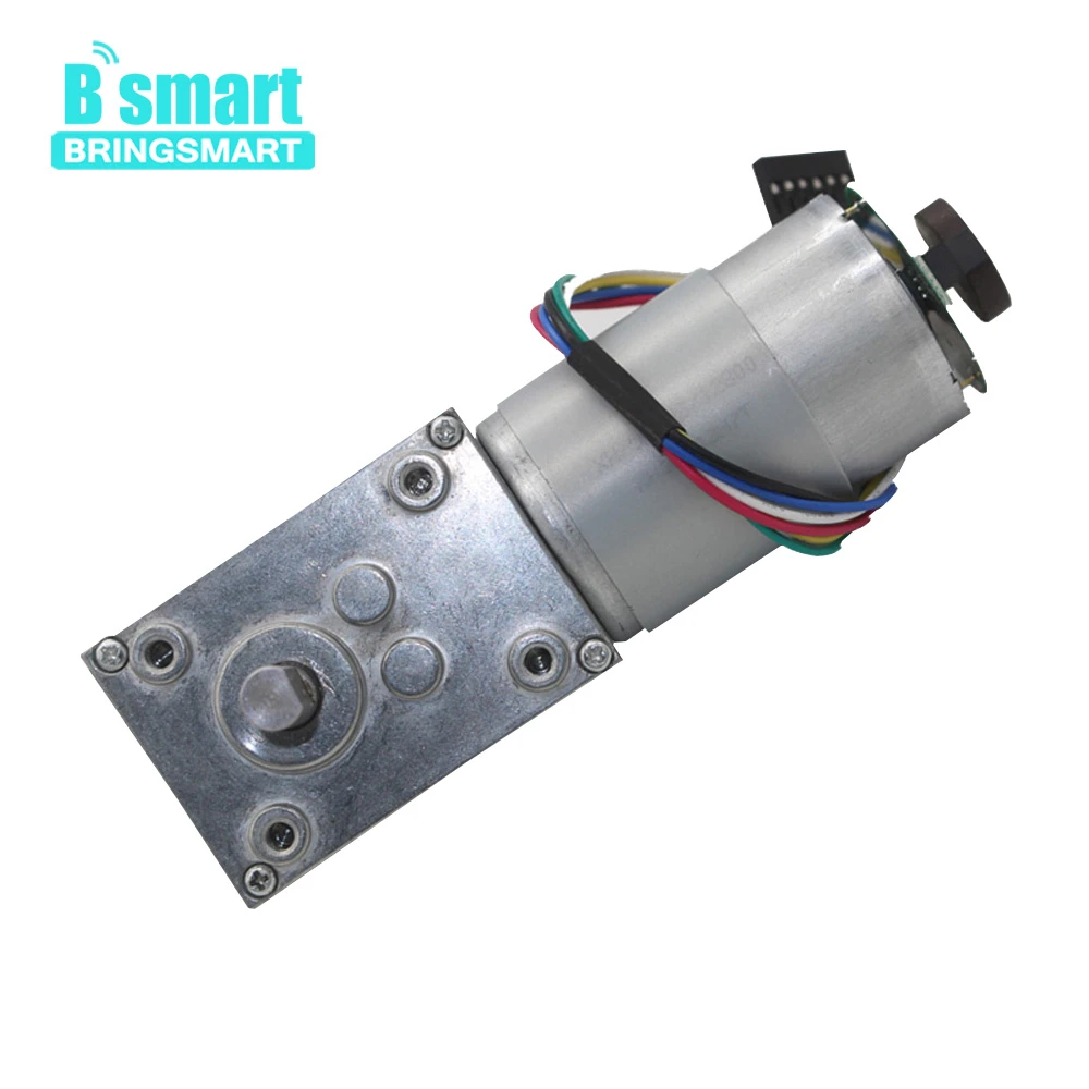 Bringsmart 12-24V High Torque Double Shafts Worm Gearbox Motor Micro DC Motor Encoder 16-470RPM Self-Lock For DIY Part 5840-555B
Bringsmart 12-24V High Torque Double Shafts Worm Gearbox Motor Micro DC Motor Encoder 16-470RPM Self-Lock For DIY Part 5840-555B