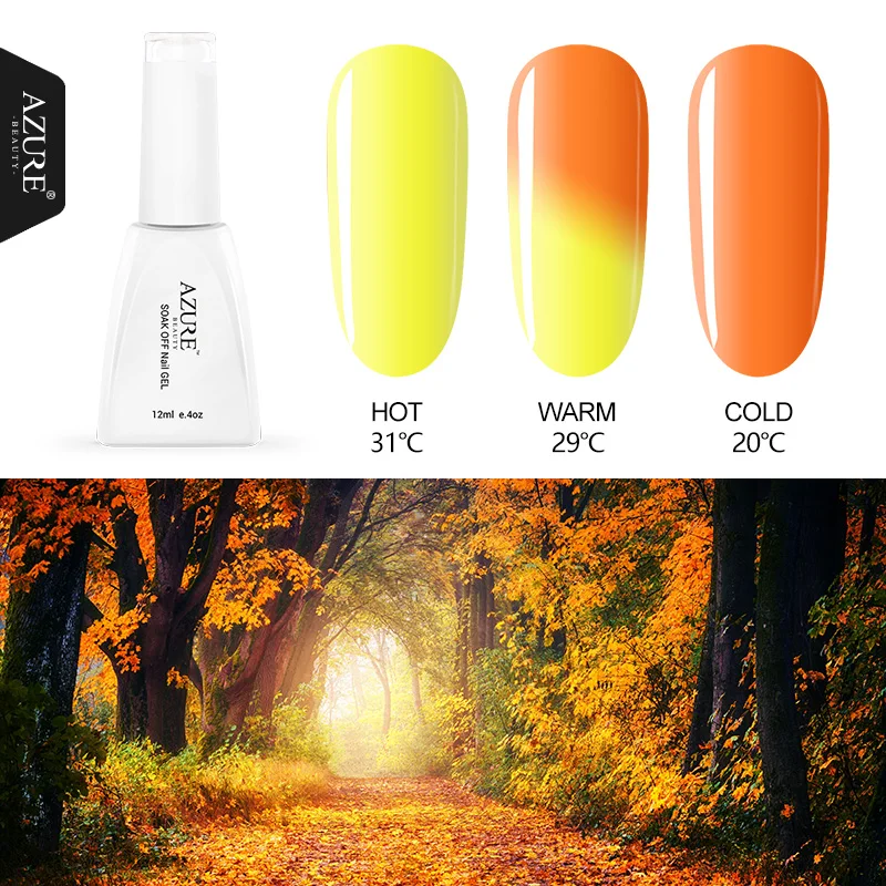 Azure Beauty 42 Colors Thermal Temperature Change Color Nail Gel Polish Soak Off UV Chameleon Gel Led Nail Polish Gel Lacquer
Azure Beauty 42 Colors Thermal Temperature Change Color Nail Gel Polish Soak Off UV Chameleon Gel Led Nail Polish Gel Lacquer
