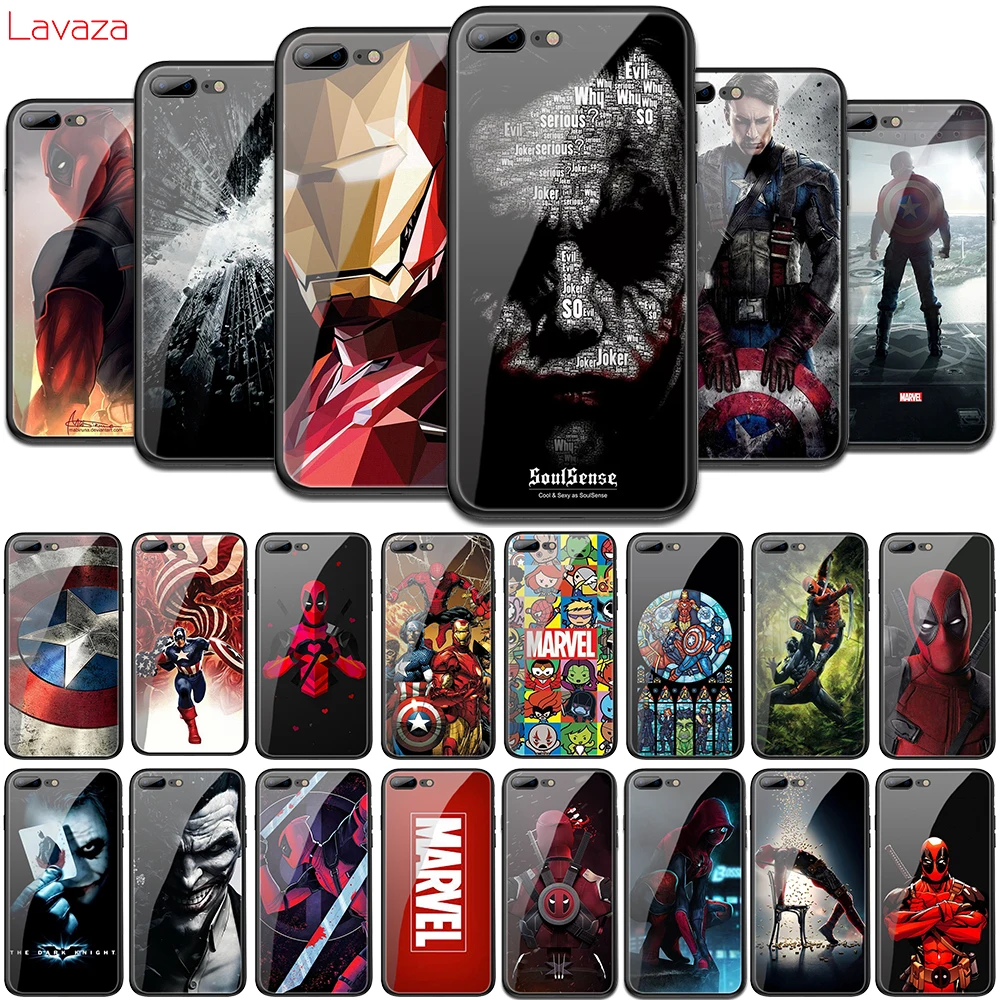 Lavaza Marvel The Avengers Jorker Dead Pool Tempered Glass Soft Cover for iPhone 6 6S 7 8 Plus 5 5S SE XR X XS 11 Pro MAX Case
Lavaza Marvel The Avengers Jorker Dead Pool Tempered Glass Soft Cover for iPhone 6 6S 7 8 Plus 5 5S SE XR X XS 11 Pro MAX Case