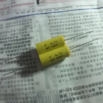 Audio axial capacitance MT 4.7UF100V DC Size: diameter of 14 mm * * length 31 mm
Audio axial capacitance MT 4.7UF100V DC Size: diameter of 14 mm * * length 31 mm