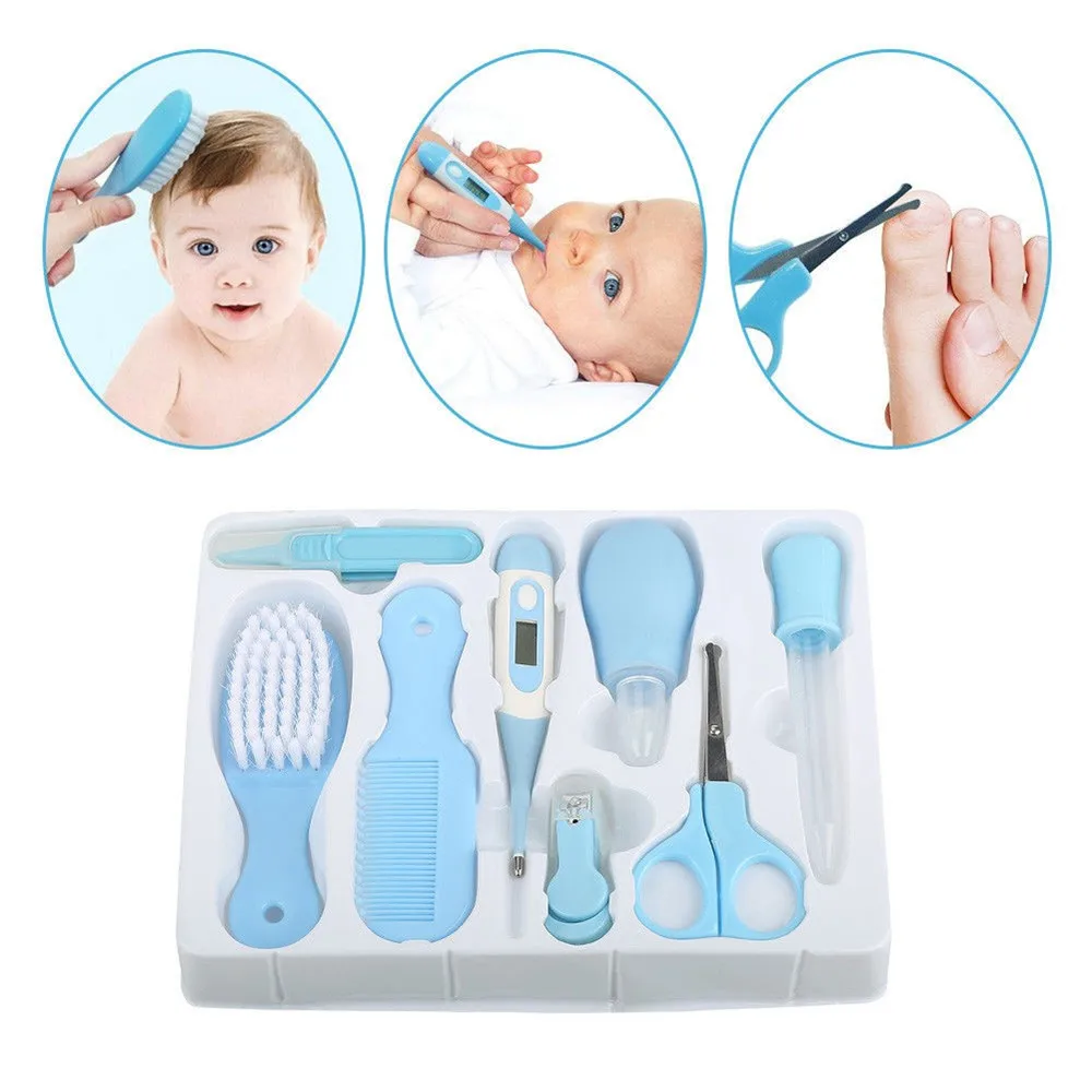 8 Pcs Newborn Baby care set Nail Hair Health Care Body Thermometer Grooming Kit Set Baby Care
8 Pcs Newborn Baby care set Nail Hair Health Care Body Thermometer Grooming Kit Set Baby Care