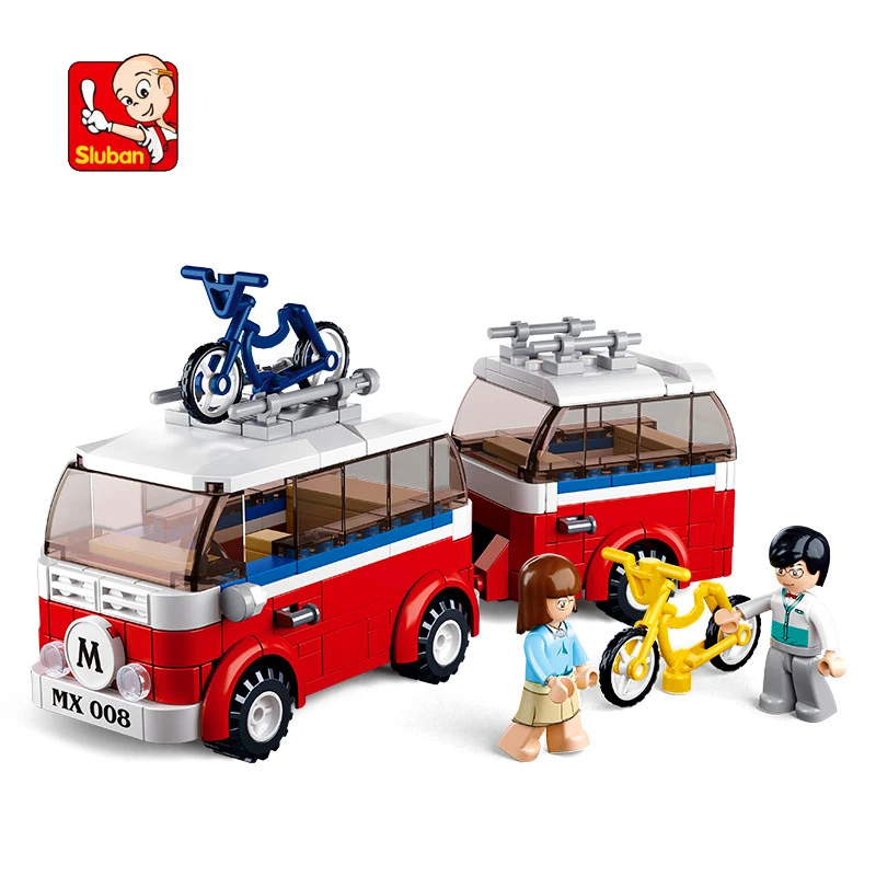 SLUBAN 0566 City Friends Motorhome Camper Car Building Blocks Brick Set Compatible Legoe Technic Playmobil Toys For Children
SLUBAN 0566 City Friends Motorhome Camper Car Building Blocks Brick Set Compatible Legoe Technic Playmobil Toys For Children