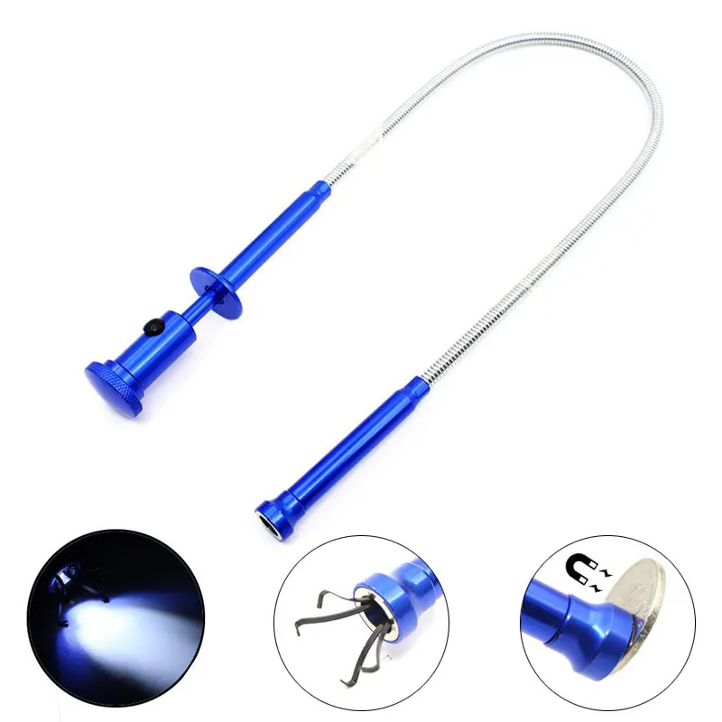 1PC 62cm LED Light Strong Magnetic Universal Four-Claw Pick-Up Pass Sewer Toilet Plug Clip Car Repair Tool
1PC 62cm LED Light Strong Magnetic Universal Four-Claw Pick-Up Pass Sewer Toilet Plug Clip Car Repair Tool
