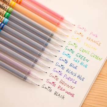 12pcs Newest Hook Line Pen Water Based Fiber Tip Colored Watercolor Pen Art Marker Kids Gift Office School Stationery Supplies
12pcs Newest Hook Line Pen Water Based Fiber Tip Colored Watercolor Pen Art Marker Kids Gift Office School Stationery Supplies