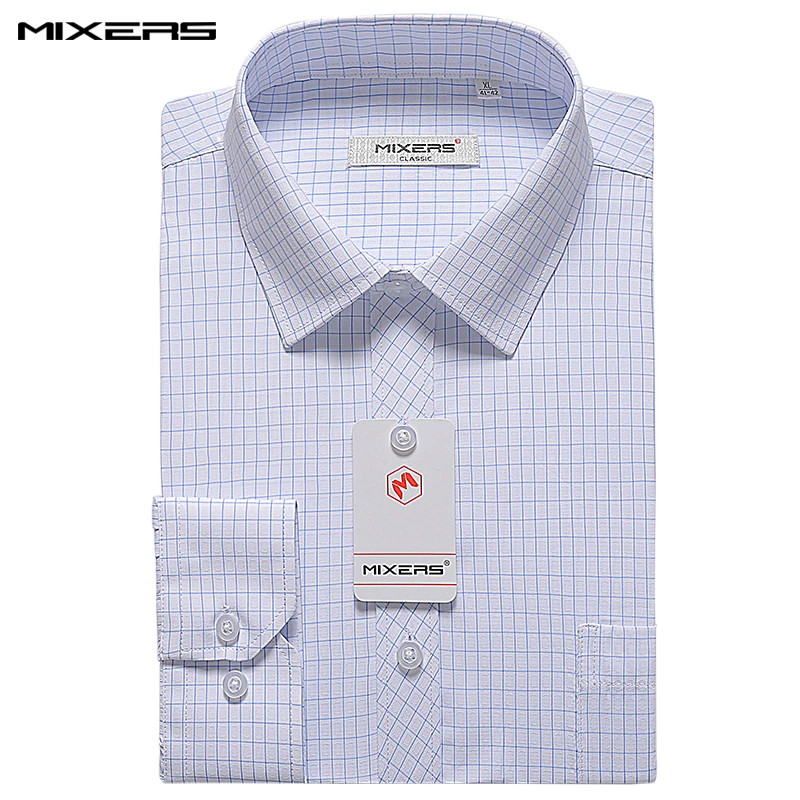 2018 Autumn Men's Blue Plaid Dress Shirt Cotton Breathable Formal Shirts Men Long Sleeve High Quality Casual Shirts Men Clothes
2018 Autumn Men's Blue Plaid Dress Shirt Cotton Breathable Formal Shirts Men Long Sleeve High Quality Casual Shirts Men Clothes