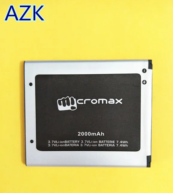 AZK New 100% High Quality 2000mAh Battery for Micromax A114 A92 A106 A115 A116 A117 A210 S9101 Q340 Q338 s9111 phone
AZK New 100% High Quality 2000mAh Battery for Micromax A114 A92 A106 A115 A116 A117 A210 S9101 Q340 Q338 s9111 phone