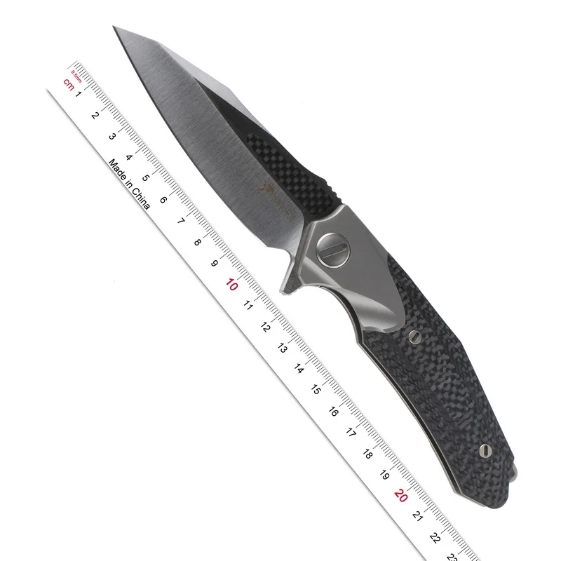 VENOM ATTACKER KEVIN JOHN Folding Ball bearing Flipper Knife M390 Titanium carbon fiber camping outdoor survival knives EDC tool
VENOM ATTACKER KEVIN JOHN Folding Ball bearing Flipper Knife M390 Titanium carbon fiber camping outdoor survival knives EDC tool
