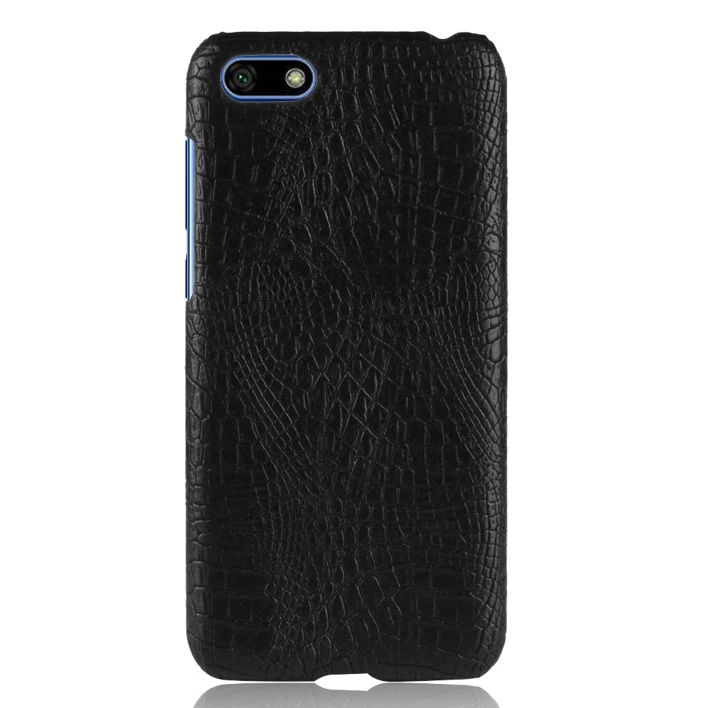 Жесткий чехол из искусственной кожи крокодила для Huawei Y3 Y5 Y6 PRO Y7 Y9 2019 2018 2017 Y3ii Y5ii Y6ii