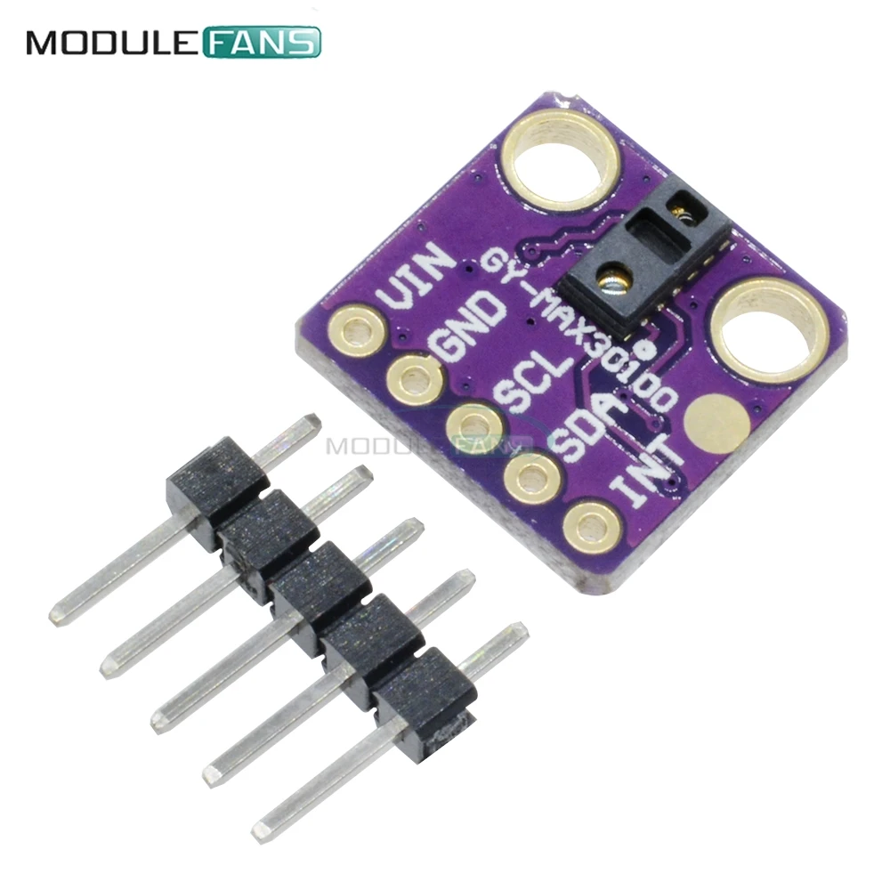 MAX30100 Heart Rate Click Heart Rate IR Sensor Breakout Sensor Module for Arduino Diy Electronic PCB Board LED Photodetector
MAX30100 Heart Rate Click Heart Rate IR Sensor Breakout Sensor Module for Arduino Diy Electronic PCB Board LED Photodetector