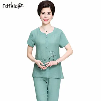 L-4XL, Plus size women summer pajamas elegant print cotton pyjamas set short sleeve sleepwear ladies tracksuit pijama de mujer
L-4XL, Plus size women summer pajamas elegant print cotton pyjamas set short sleeve sleepwear ladies tracksuit pijama de mujer