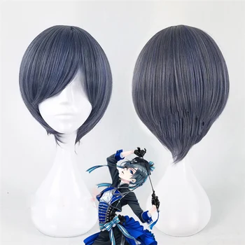 Anime Kuroshitsuji Ciel Phantomhive Grey Blue Man Hairs Black Butler Male Cosplay Short Wigs Anti-wrinkle Heat Resistant+Hairne
Anime Kuroshitsuji Ciel Phantomhive Grey Blue Man Hairs Black Butler Male Cosplay Short Wigs Anti-wrinkle Heat Resistant+Hairne