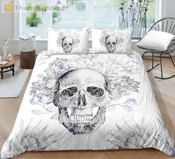 Thumbedding Dropship Whole White Skull Bedding Set Twin Full Queen King 3D Printed High Quality Unique Designed Duvet Cover
Thumbedding Dropship Whole White Skull Bedding Set Twin Full Queen King 3D Printed High Quality Unique Designed Duvet Cover