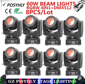 8pcs/ RGBW 4IN1 60W beam lights dmx512 led spotlight moving head lights professional stage dj equipment disco lamp
8pcs/ RGBW 4IN1 60W beam lights dmx512 led spotlight moving head lights professional stage dj equipment disco lamp