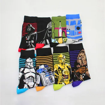 Summer cotton cartoon socks black Knight cotton men's socks star personality straight socks men socks
Summer cotton cartoon socks black Knight cotton men's socks star personality straight socks men socks