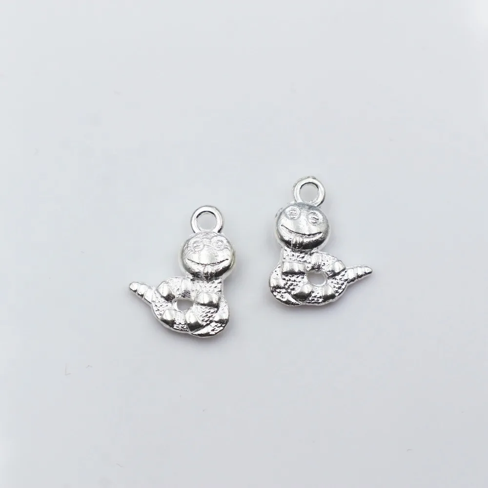 Hot sell 27pcs metal bright silver Snake charms Pendant for Crafts Jewelry Making Accessories
Hot sell 27pcs metal bright silver Snake charms Pendant for Crafts Jewelry Making Accessories