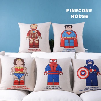 #1012 Steel Superman Spiderman Batman Captain America Lego car cushion cover sofa linen pack wholesale promotion
#1012 Steel Superman Spiderman Batman Captain America Lego car cushion cover sofa linen pack wholesale promotion