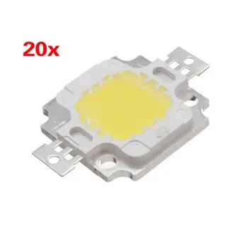 20PCS 10W LED Pure White High Power 1100LM LED Lamp SMD Chip light Bulb DC 9-12V 
20PCS 10W LED Pure White High Power 1100LM LED Lamp SMD Chip light Bulb DC 9-12V