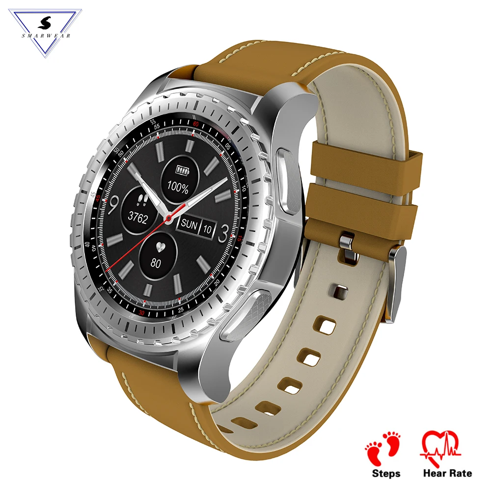 Men's Leather Fashion Smart watch KW28 Bluetooth Steps Sleep Heart rate monitor 2G Smart Phone Android OS IOS Insert SIM TF
Men's Leather Fashion Smart watch KW28 Bluetooth Steps Sleep Heart rate monitor 2G Smart Phone Android OS IOS Insert SIM TF