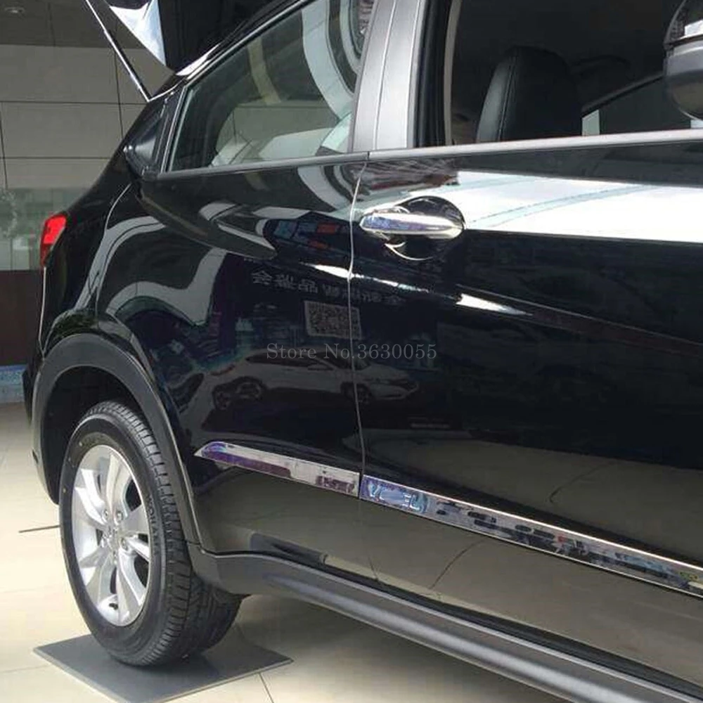 For Honda HR-V Vezel 2013-2017 stainless Steel Side Door Body trim frame stick Strips Streamer Molding 4pcs/set
For Honda HR-V Vezel 2013-2017 stainless Steel Side Door Body trim frame stick Strips Streamer Molding 4pcs/set