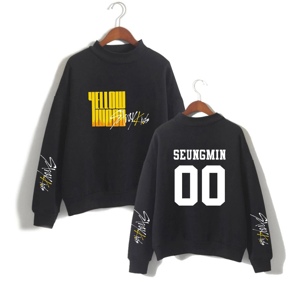 Stray Kids Album Yellow Wood Turtleneck Sweatshirt Women/Men Autumn Winter Casual Fashion Comfortable Kpop Sweatshirt Hot Sale
Stray Kids Album Yellow Wood Turtleneck Sweatshirt Women/Men Autumn Winter Casual Fashion Comfortable Kpop Sweatshirt Hot Sale