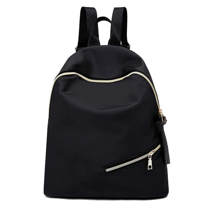 Women Street Fashion Bags Ladies Leisure Casual Waterproof Backpack Teenage Girls Nylon Oxford Cloth bag Black mochilas
Women Street Fashion Bags Ladies Leisure Casual Waterproof Backpack Teenage Girls Nylon Oxford Cloth bag Black mochilas