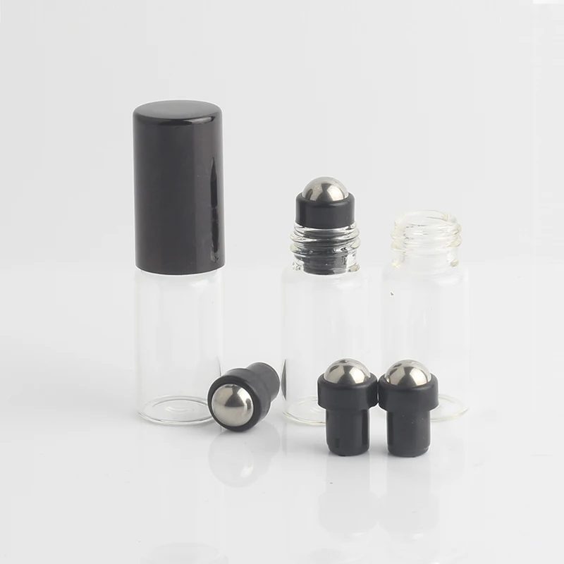 5 sticks of 3 ml empty transparent glass essential oil roller stainless steel metal ball for massage perfume aromatherapy
5 sticks of 3 ml empty transparent glass essential oil roller stainless steel metal ball for massage perfume aromatherapy