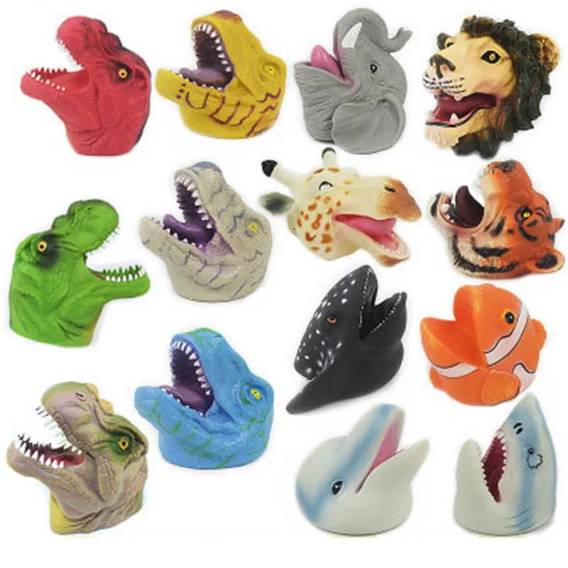 Shark Dinosaur Unicorn Hand Puppet Soft Vinyl Animal Head Hand Puppet Gloves Realistic Shark Model Figure Toys For Children Gift
Shark Dinosaur Unicorn Hand Puppet Soft Vinyl Animal Head Hand Puppet Gloves Realistic Shark Model Figure Toys For Children Gift