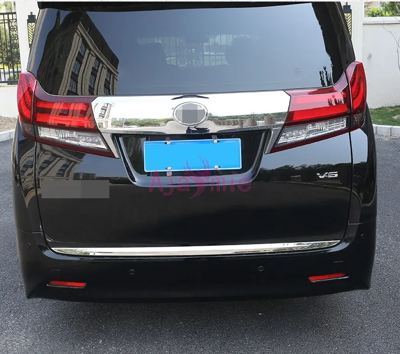 Car Styling Rear Trunk Steamer Cover Overlay Trim Panel For 2016 2017 2018 Toyota VELLFIRE 30 Alphard Accessories
Car Styling Rear Trunk Steamer Cover Overlay Trim Panel For 2016 2017 2018 Toyota VELLFIRE 30 Alphard Accessories