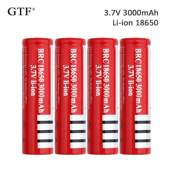 4pcs 3.7V 3000mah 18650 Battery li-ion Rechargeable Battery for Flashlight rechargeable Battery Portable LED powerbank cr123a
4pcs 3.7V 3000mah 18650 Battery li-ion Rechargeable Battery for Flashlight rechargeable Battery Portable LED powerbank cr123a