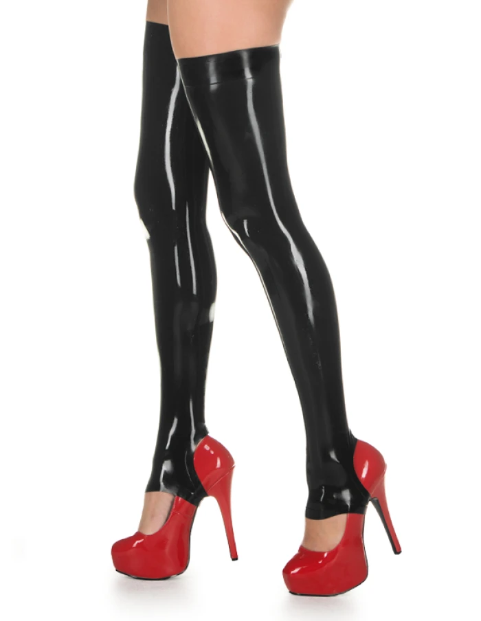 New Arrvials Black Nature Latex Rubber Glued Long Socks 100% Nature Latex Rubber Stirrup Stockings High Quality
New Arrvials Black Nature Latex Rubber Glued Long Socks 100% Nature Latex Rubber Stirrup Stockings High Quality