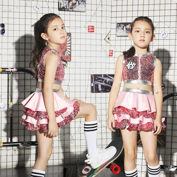 Children Jazz Hip Hop Dance Costume Girls Sequin Outfit Vest Shorts Jacket Kids Jazz Costumes Street Dance Clothing Stage Dress
Children Jazz Hip Hop Dance Costume Girls Sequin Outfit Vest Shorts Jacket Kids Jazz Costumes Street Dance Clothing Stage Dress