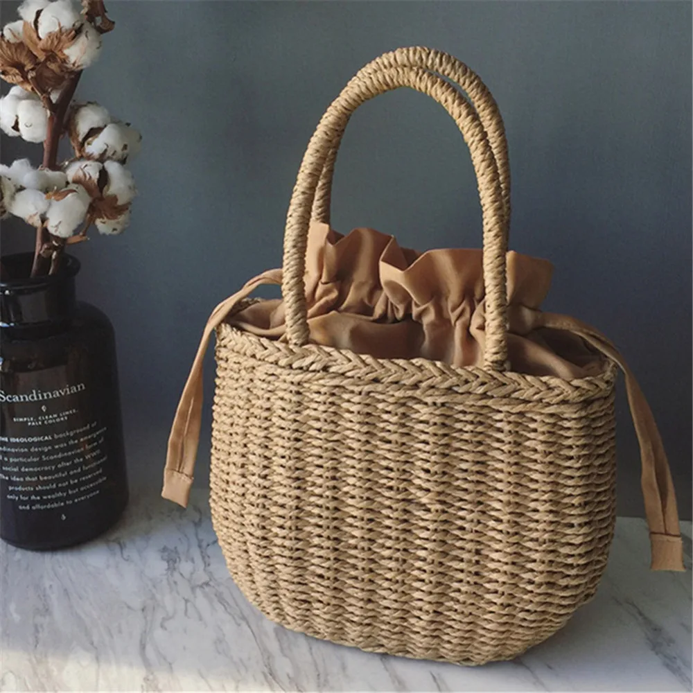 Hand-woven Household Storage Basket Nordic Minimalist Retro Style Woven Package Beach Bag Wardrobe Closet Organizer
Hand-woven Household Storage Basket Nordic Minimalist Retro Style Woven Package Beach Bag Wardrobe Closet Organizer
