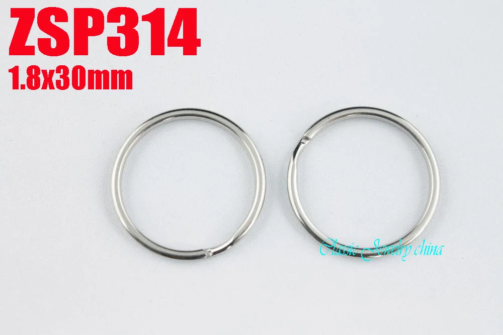 30mm stainless steel Ordinary style key-ring Key Chain jewelry Split Key Rings DIY accessories parts 100pcs ZSP314
30mm stainless steel Ordinary style key-ring Key Chain jewelry Split Key Rings DIY accessories parts 100pcs ZSP314