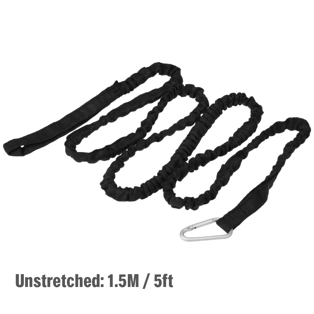 1.5M Elastic Kayak Paddle Leash Fishing Rod Leash Safety Rope Cord with Carabiner Rowing Boat Canoe Kayak Accessories
1.5M Elastic Kayak Paddle Leash Fishing Rod Leash Safety Rope Cord with Carabiner Rowing Boat Canoe Kayak Accessories